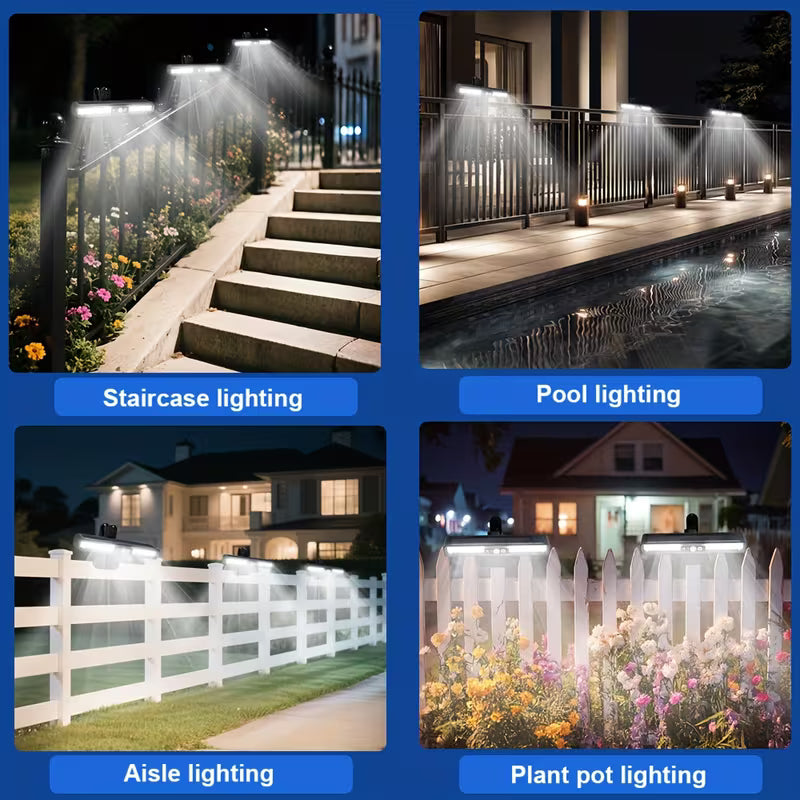 Lampe Solaire à Clip avec Capteur de Mouvement