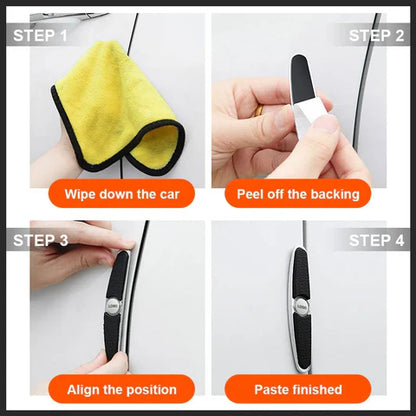 4 protections de porte en métal de haute qualité