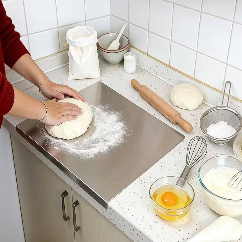 Planche à découper en acier inoxydable épais