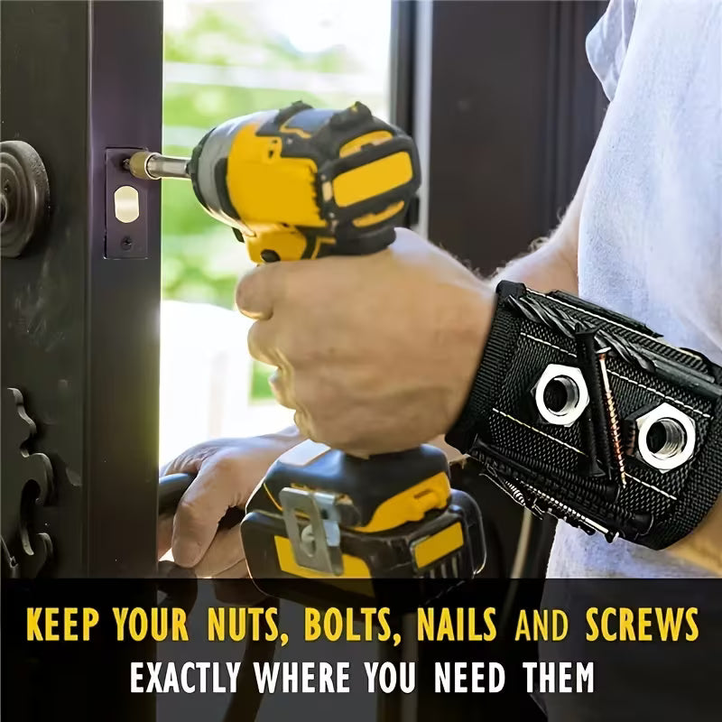 Porte-outils magnétique réglable pour poignet.