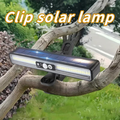 Lampe Solaire à Clip avec Capteur de Mouvement
