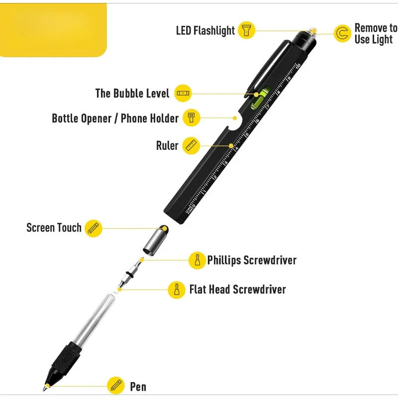 Stylo à outils 9 en 1