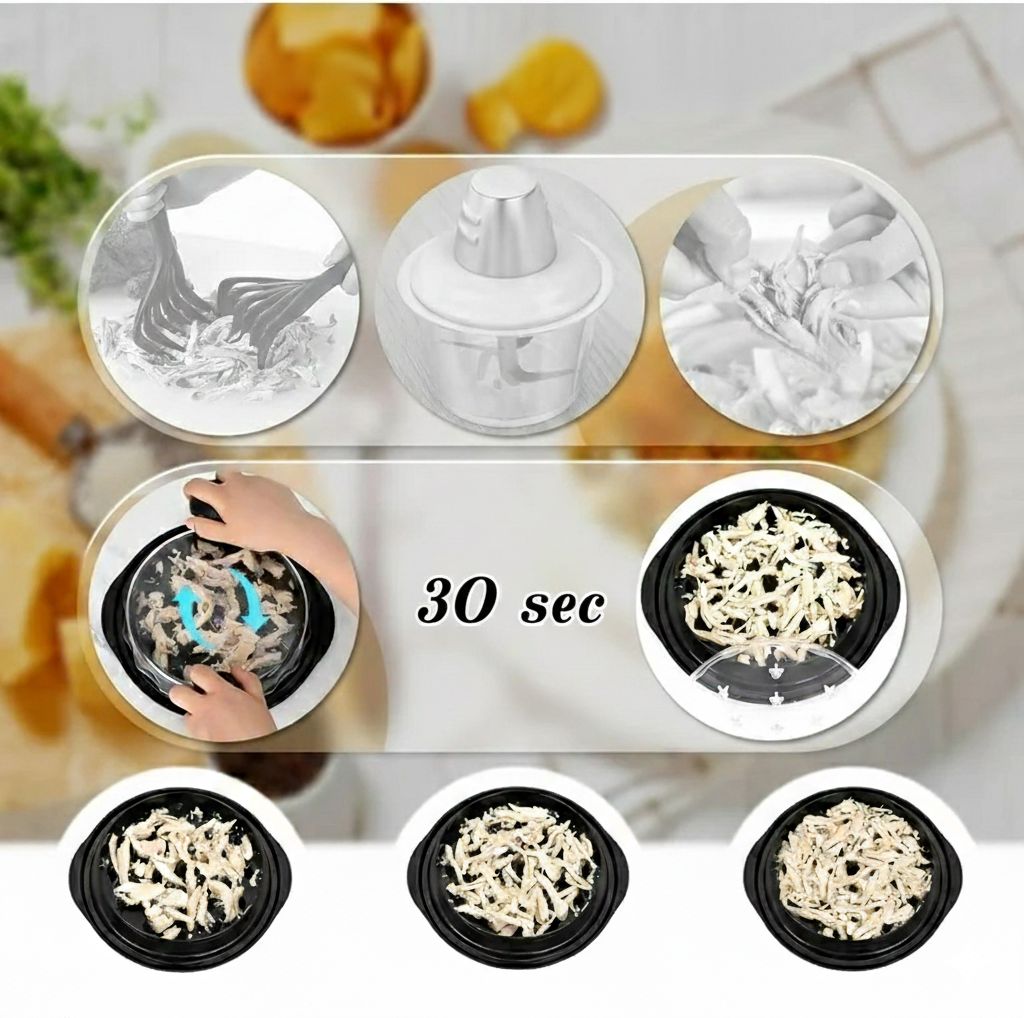 Effilocheur De Poulet Manuel À Rotation Rapide