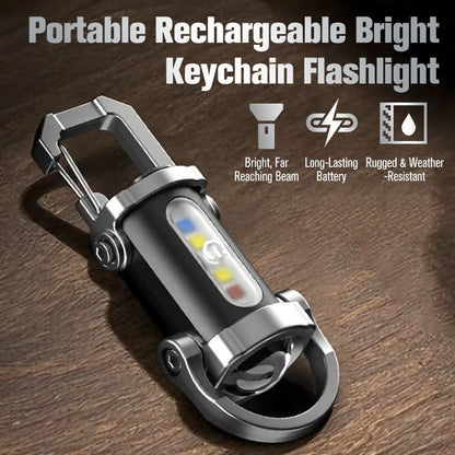 Mini Lampe de Poche LED Multifonction Rechargeable USB-C