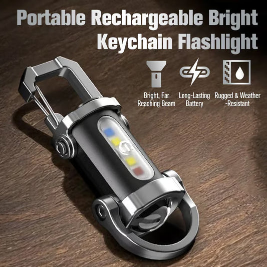 Mini Lampe de Poche LED Multifonction Rechargeable USB-C