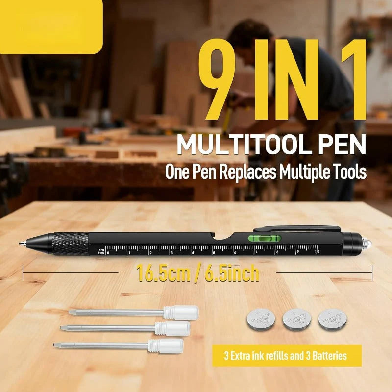 Stylo à outils 9 en 1