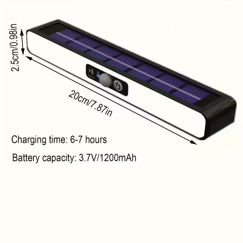 Lampe Solaire à Clip avec Capteur de Mouvement