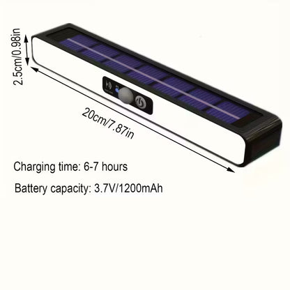 Lampe Solaire à Clip avec Capteur de Mouvement